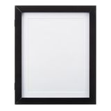 Amazon Basics rechthoekige houten kunst/fotolijst (voorlader), 25,4cm x 31,7cm, zwart