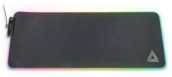 Lexip B10 – XL Flexibele Muismat met Micro-Gestructureerd Zacht Oppervlak en RGB-Verlichting – 800x400x4mm