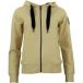 Peak Mountain Pull en coton à fermeture éclair pour femme French Terry