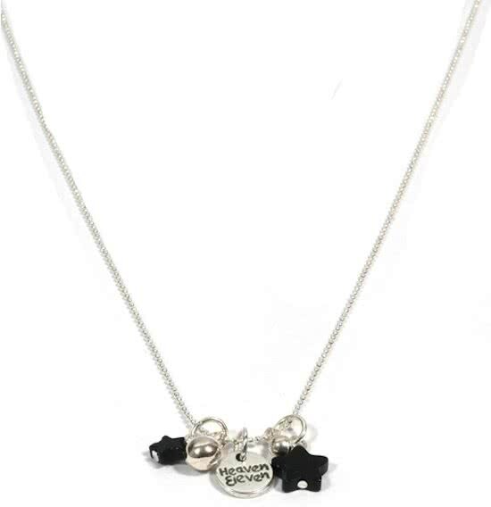 Heaven Eleven dames Ketting ballchain - - zwart sterren