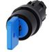 Siemens 3SU10004GL010AA0 3SU1000-4GL01-0AA0 Interrupteur à clé 1x on/off/on 2 x 45 ° IP66, IP67, IP69/IP69K 1 pièce