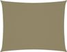 vidaXL Parasol rectangulaire 3x4,5m Tissu Oxford Beige
