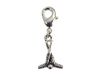 INNSPIRO NICE CHARMS metalen hanger hockey met karabijnhaak 11x16mm 25u, 17x21mm., Metaal, Geen edelsteen