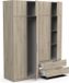 CBA Kledingkast Spectre 157cm 8 deuren & 2 lades - eikdecor