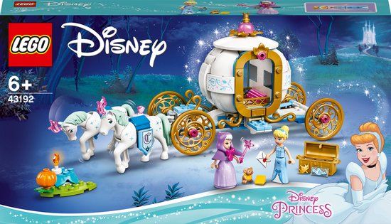 LEGO Disney Princess Assepoesters Koninklijke Koets 43192