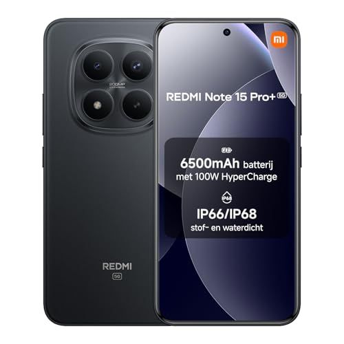 Xiaomi Redmi Note 15 Pro+ 5G Smartphone 8+256 GB Black