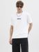 JACK & JONES Jortavira Pop Tee SS Crew Neck OC25 Herren T-Shirt - Größe S - Weiß