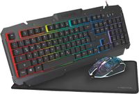 LogiLink ID0185 - Toetsenbord - USB - QWERTY - Zwart - Met Muis - Backlight