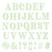 Sizzix Clear Stempels Set, Lino Type door 49 en Market, 36 Rubber Stempels