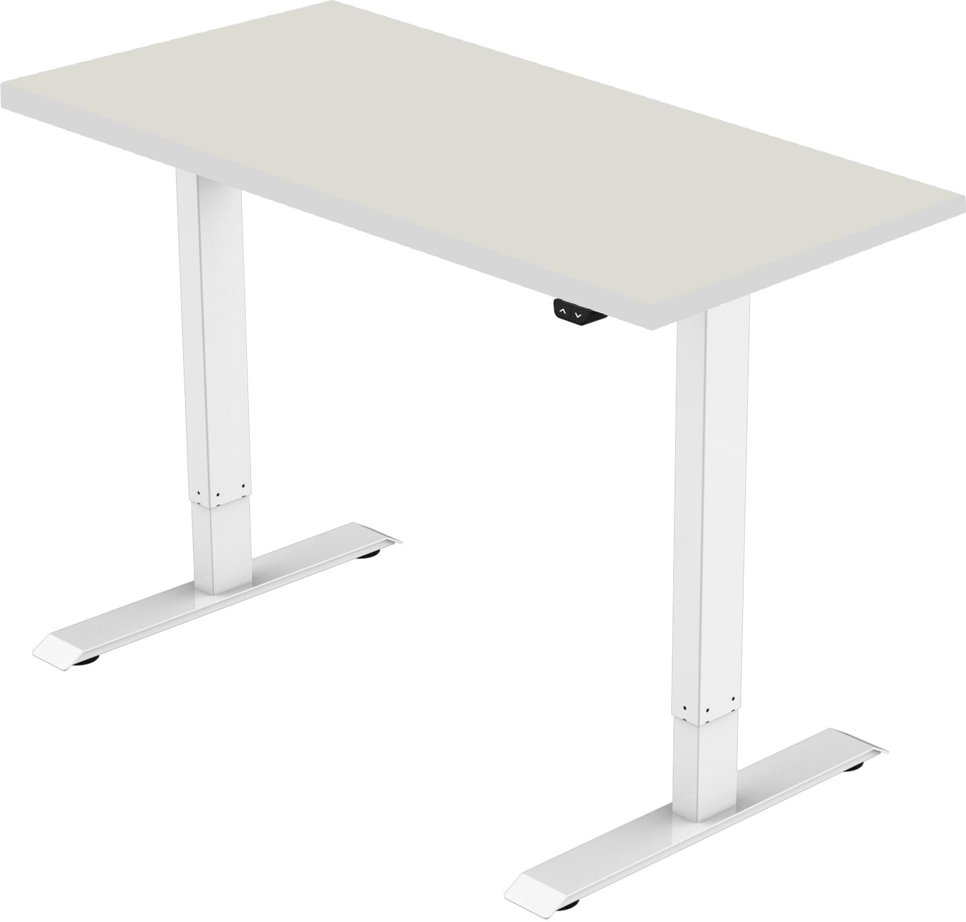 Celexon Economy eAdjust-71121 - motorisch verstelbaar bureau - wit - 125 x 75 cm