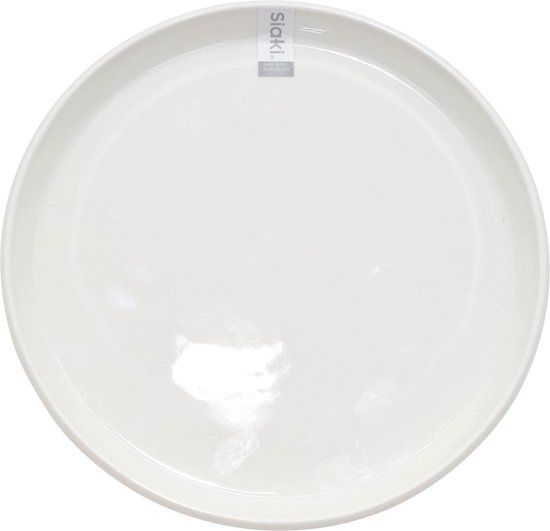Cookinglife Dinerborden Siaki - 6 Stuks - Porselein - Wit/Grijs/Blauw - Ø 26,5 cm