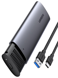 Ugreen 10903 Boîtier de station de stockage Noir, Gris Aluminium USB Type-C