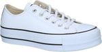 Converse Chuck Taylor All Star Lift Ox Lage sneakers - Leren Sneaker - Dames - Wit