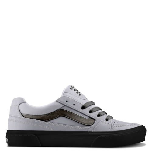 VANS suède sneakers - lichtgrijs/zwart