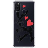 ERT GROUP mobiel telefoonhoesje voor Samsung M21 origineel en officieel erkend Looney Tunes patroon Bugs 002 optimaal aangepast aan de vorm van de mobiele telefoon, gedeeltelijk bedrukt