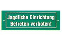 Akah schild jachtinrichting