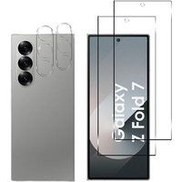 Phonillico® Gehard Glas voor Samsung Galaxy Z FOLD 7 met Camera Bescherming [Pack 2]