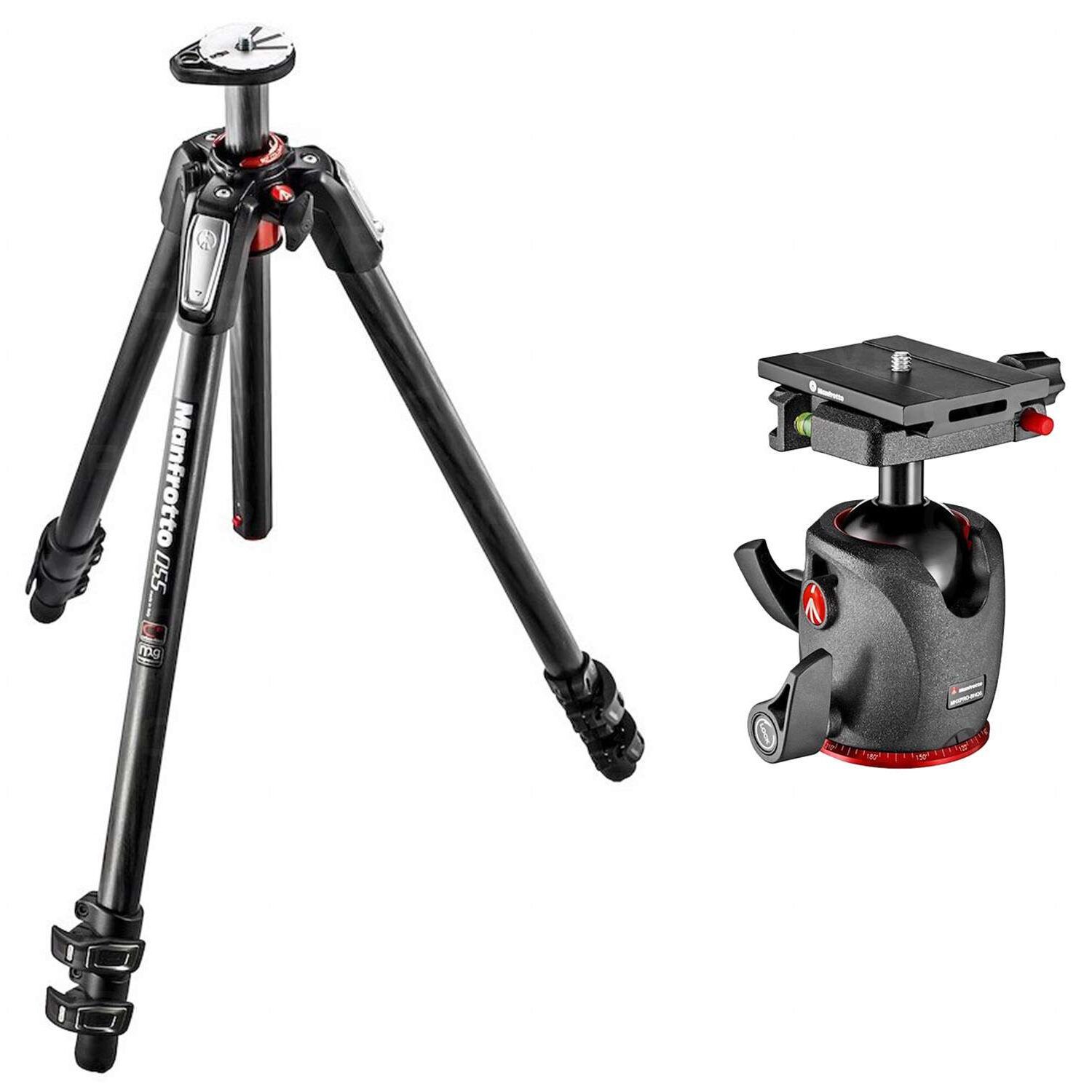 Manfrotto MT055CXPRO3 Professional Carbon Tripod + Balhoofd