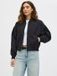 JJXX Jack & Jones Bomberjack Unisex Zwart Polyester Lange Mouw