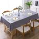 Unyqoos® Set de 4 sets de table ronds en cuir avec sous-verres assortis, lavables, gris – pour cuisine et table à manger