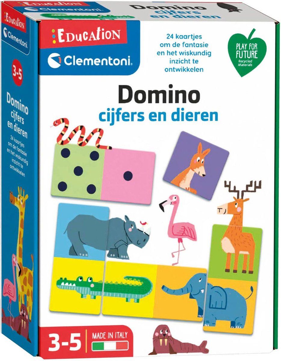 Clementoni education - dieren domino - 8005125560455