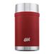 Esbit Sculptor Thermocontainer voor levensmiddelen, warmhoudcontainer, 1000 ml, bordeauxrood, roestvrij staal, voor warme en koude gerechten