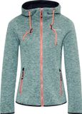Nordberg Elise Fleece Vest - Dames - Groen Melange - Maat L
