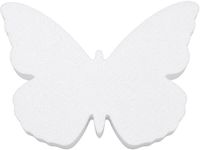 Bellatio Design Piepschuim vormen - vlinder - 1x - H20 x B27 cm - styropor hobby / DIY vorm - basis knutselfiguren