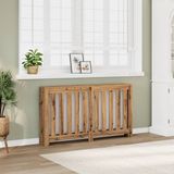 vidaXL Radiatorombouw 149x20x82 cm bewerkt hout artisanaal eikenkleur