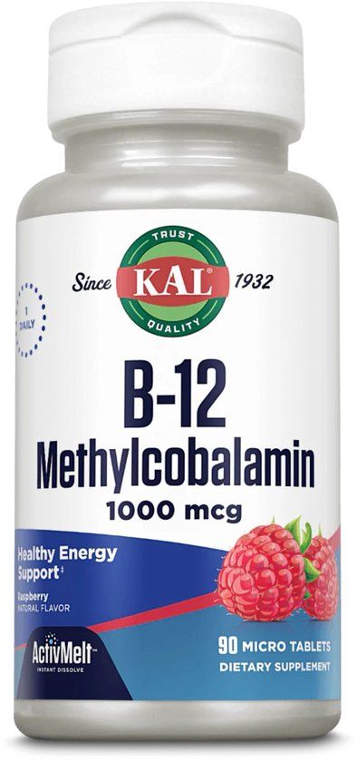 Kal Methylcobalamine (vitamine B12) 1000 mcg ActivMelt