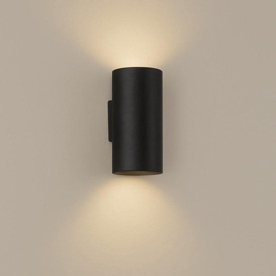 Searchlight Electric Lyora Ronde wandlamp Sifor zwart