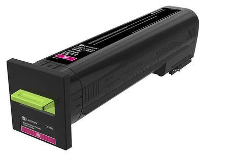 Lexmark 72K20M0 Magenta Toner Cartridge - Compatible with CX860de, CX825de, CX820de, CS820de