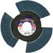 Tivoly Disque De Décapage Lamelle Zirconium Ajouré Spécial Vision Grain 120 Ø125mm Alesage 22,2mm M14