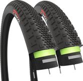 Fincci Paar 700 x 38c 40-622 grindbanden met 3 mm lekbescherming voor elektrische racefiets MTB mountainbike hybride toerfiets (2 stuks)