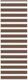 vidaXL Zebra rolgordijn bruin 85x200 cm