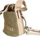 Hispanitas Sac bandoulière Vert/Combi Textile Fermeture éclair Femme Printemps/Été