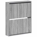 vidaXL Wandgemonteerde Schoenkast ARNHEM 71 x 17 x 86 cm Bewerkt hout