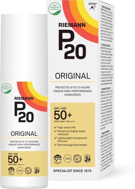 Riemann P20 Original SPF 50+ Zonnebrand Spray - 85 ml