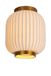 LUCIDE GOSSE - Plafonnière - Ø 19,5 cm - 1xE27 - Wit, Mat Goud/Messing