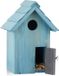 Relaxdays Vogelhuisje Hout Lichtblauw