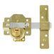 Amig Opbouwslot - 105 x 170 mm - Goud - 50 mm veiligheidscilinder met 6 pinnen - Openingsgrendel - Anti-inbraaksysteem en bescherming tegen lockpicking