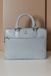 D'Arienzo Cartable 24 heures Cuir Gris serviette d'ordinateur poche zippée, Taille Unique, Couleur Gris