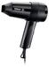 Merkloos Compact Hair Dryer - Hanging Loop - 1800 W - 3 Temperature Settings - Black - For Travel