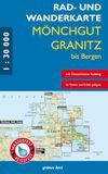 Rad- Verlag grünes herz Rad- und Wanderkarte Mönchgut, Granitz, bis Bergen