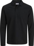 Jack & Jones Effen Polo shirt met lange mouwen voor heren