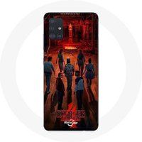 Maniacase Samsung Galaxy A51 5G Hoesje Stranger Things Poster Crew Fan Art Seizoen 4