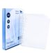 Raylu Paper - 100% recyclebare polypropyleen multi-boor hoezen met grote opening, versterkte rug, 100 stuks (oranje-leer, A4)