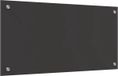 vidaXL Keukenachterwand Donkergrijs 80 x 40 cm Gehard Glas