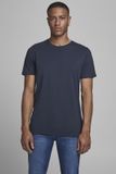 Jack & Jones Organic Basic SS Crew T-shirt - Navy - Men's Size M