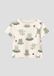 s.Oliver Kinder T-Shirt crème Korte mouw Ronde hals Katoen Printopdruk